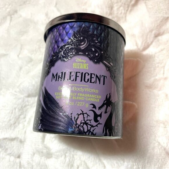 🍎🖤NWT Disney Villains Candle Lot Maleficent + Evil Queen Bath & Body Works - Picture 4 of 15